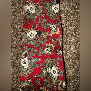 Colorful Paisley Tie with Mickey Design